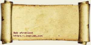 Jasmina Egerić vizit kartica